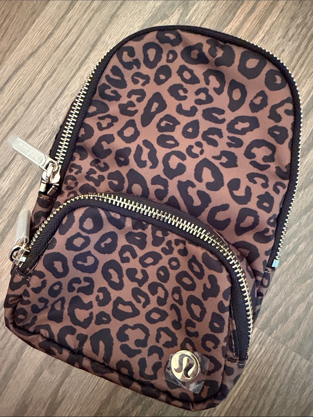 NWT lululemon Leopard Print Sling Bag small